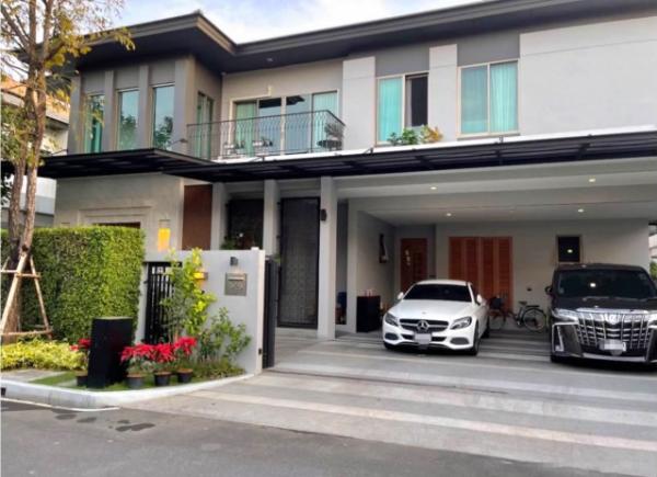 ให้เช่า #บ้านเดี่ยว Grand Bangkok Boulevard ศรีนครินทร์ #ใกล้ซีคอนสแควร์ 095-164-2956 AS