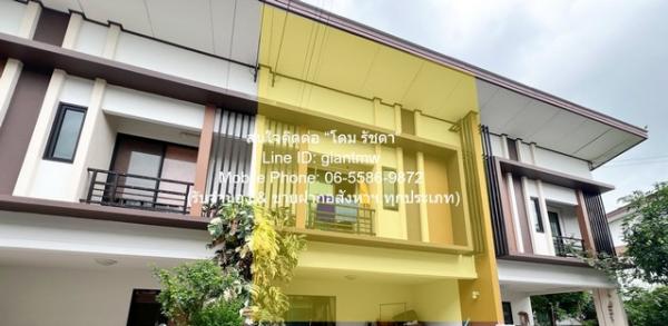 AHB-031 ขาย ทาวน์เฮ้าส์ ขายทาวน์โฮม 2 ชั้น พร้อมผู้เช่า บ้านฟ้าปิยรมย์ ลำลูกกาคลอง 6 18.7 ตร.ว. 3 น 2 น้ำ 2 จอดรถ ราคา 1,637,700 บาท