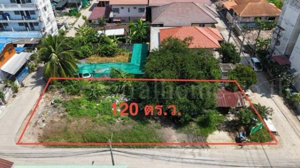ที่ดิน ซอยเรณูอุทิศ ลาดหลุมแก้ว 120 ตารางวา ติดถนน 3 ด้าน ห่างถนนใหญ่เพียงประมาณ 100 เมตร
