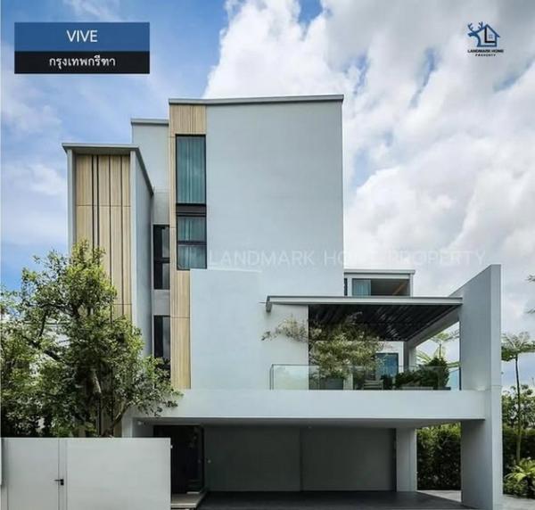 IN-176 ให้เช่าบ้านหรู 3 ชั้น VIVE กรุงเทพกรีฑา 4นอน 1duplex 5 น้ำ มีลิฟท์ส่วนตัว บ้านเปล่าพร้อมยกเฟอนิเจอร์เข้าอยู่ได้เลย