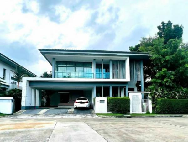 ขาย #บ้านเดี่ยว หมู่บ้านเศรษฐสิริ ศรีนครินทร์-พระราม 9 ถนนกรุงเทพกรีฑา ซอย 7 แยก 4 #ใกล้โรงเรียนนานาชาติไบรท์ตัน 095-164-2956  BE