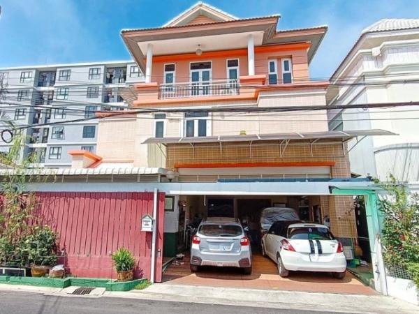 261008sdmsukwo ให้เช่า บ้าน MRT สุทธิสาร1.3 กม.  รร.อนุบาลนานาชาติเพรพ 300 ม.ขาย-เช่าบ้านเดี่ยวหรู 3 ชั้น สุทธิสาร ห้วยขวาง 4 นอน 4 น้ำ