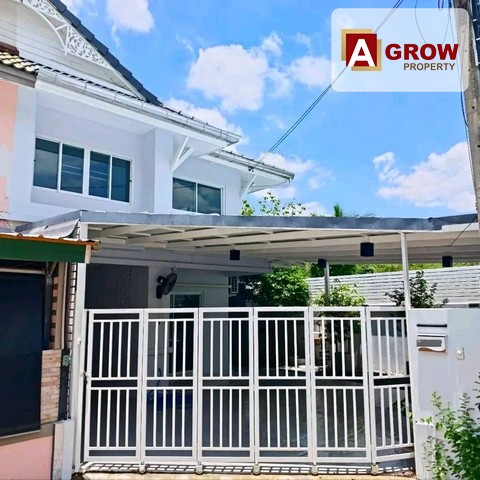 หมู่บ้านพฤกษา18 บ้านแฝดหลังมุม ทำเลบางใหญ่ ใกล้มอเตอร์เวย์ M81 เดินทางสะดวกพร้อมอยู่ ตกแต่งพร้อมอยู่