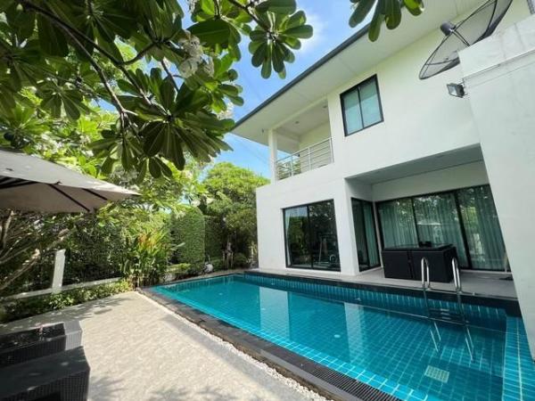 HR 10589 ให้เช่า ขายบ้านเดี่ยว Pool Villa โครงการ Blue Lagoon 2 บางนา-วงแหวน หลังมุม ทิศเหนือ ใกล้เมกะบางนา
